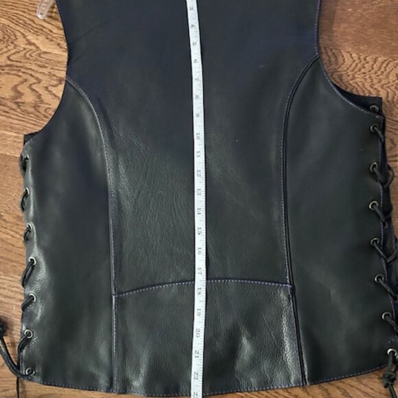 NWT Milwaukee Leather Women's Vest Motorcycle Riding w Conceal Carry Pockets - Picture 8 of 13